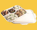 Sugarcane Bagasse Disposable Plates,Party Disposal Thali Biodegradable, Brown