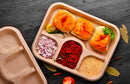 Sugarcane Bagasse Disposable Plates,Party Disposal Thali Biodegradable, Brown