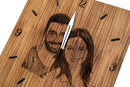 Square | Personalised Wallclock
