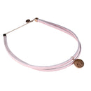 4 Elements Leather Choker - Fire - Dark Wood