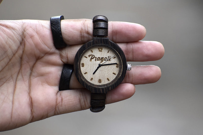 Gauntlet | Bracelet Watch | Black Wenge