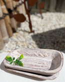 Wooden Dough bowl Soy Candle