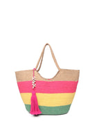 Colourfull Jute Tote Bag