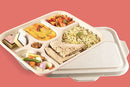 Sugarcane Bagasse Disposable Plates,Party Disposal Thali Biodegradable, Brown