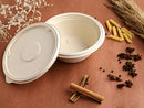 750 ML Disposable Containers Box With Lids, Biodegradable Bagasse food Cover storage Bowl ,Take Away Box, Kitchen, Parties, Restaurants, Delivery, Disposal