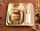 Palm Leaf Areca Disposable Plates Biodegradable, Brown
