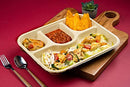 Sugarcane Bagasse Disposable Plates,Party Disposal Thali Biodegradable, Brown
