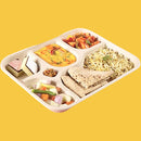 Sugarcane Bagasse Disposable Plates,Party Disposal Thali Biodegradable, Brown