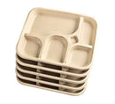 Sugarcane Bagasse Disposable Plates,Party Disposal Thali Biodegradable, Brown