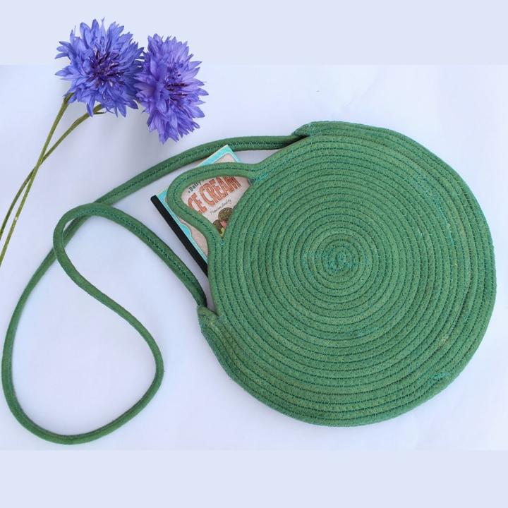 Green & Round Sling Bag