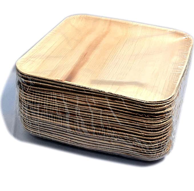Leaf Areca Disposable Square Plates Biodegradable