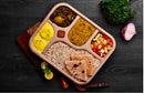 Sugarcane Bagasse Disposable Plates,Party Disposal Thali Biodegradable, Brown