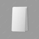 3 Compartment Rectangle Disposable Bagasse Party Disposal , Brown