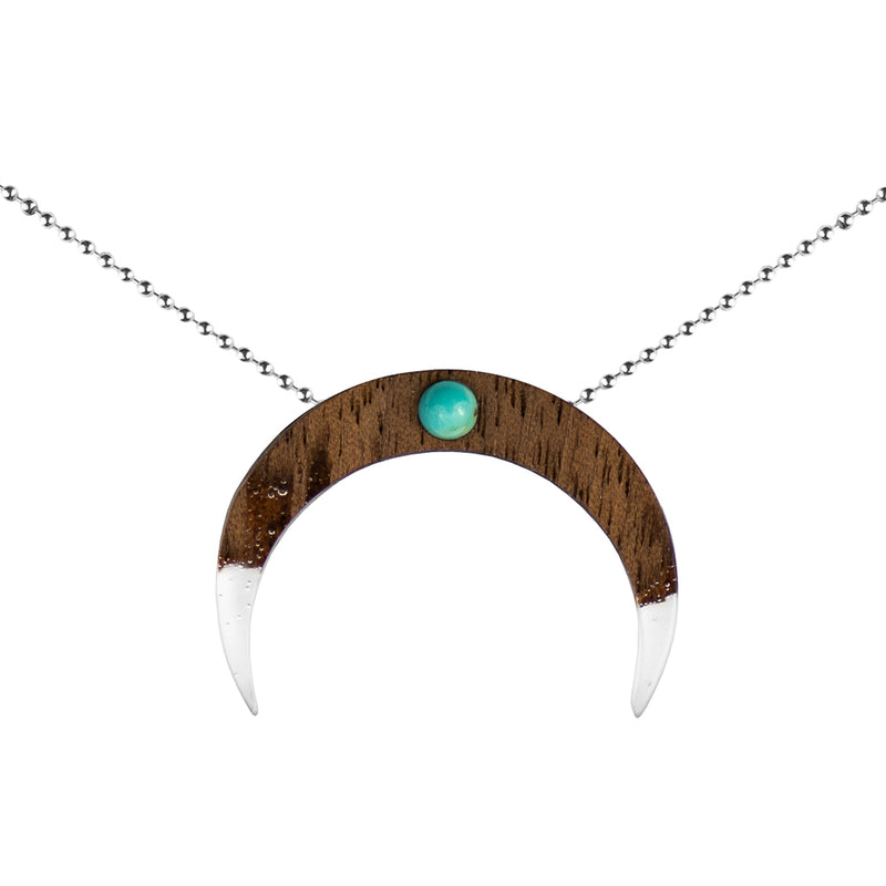 Wooden necklace – Horizons of Imagination – Moon