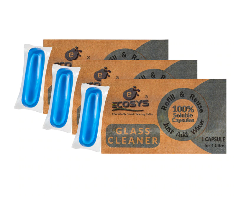 Pack of Glass Cleaner | 2X More Shine with booster | Streak-free & Anti-static