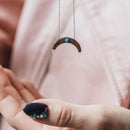 Wooden necklace – Horizons of Imagination – Moon