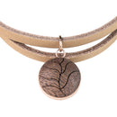 4 Elements Leather Bracelet - Earth - Dark Wood