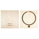 4 Elements Leather Choker - Air - Dark Wood