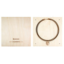 4 Elements Leather Choker - Earth - Dark Wood