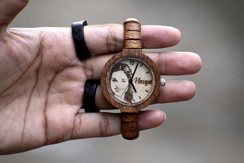 Gauntlet | Bracelet Watch | Paduk Wood