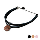 4 Elements Leather Bracelet - Water - Dark Wood